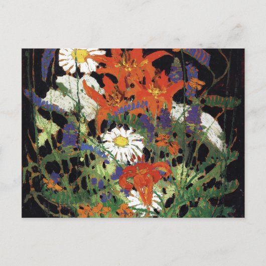 Thomson - Marguerite, Wood Lilies en Vetch Briefkaart (Voorkant)