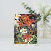 Thomson - Marguerites, Wood Lilies en Vetch Briefkaart (Staand voorkant)