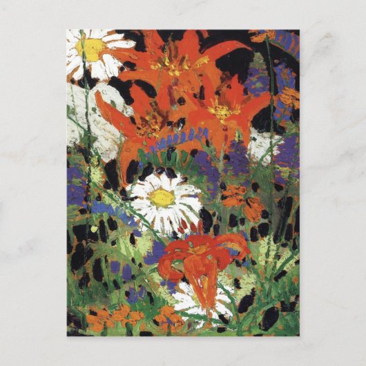 Thomson - Marguerites, Wood Lilies en Vetch Briefkaart (Voorkant)