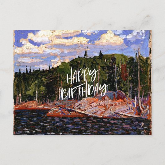 Thomson - Meerzijde, Lente, Algonquin Park Briefkaart (Voorkant)