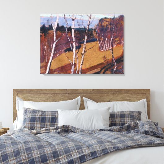 Thomson - Moonlight, Algonquin Park Canvas Afdruk (Insitu (Slaapkamer))