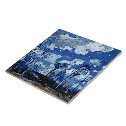 Thomson - Nocturne, De Berken, Tegeltje (Zijkant)