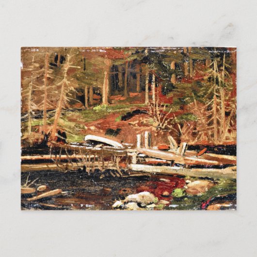 Thomson - Old Lumber Dam, Algonquin Park Briefkaart (Voorkant)