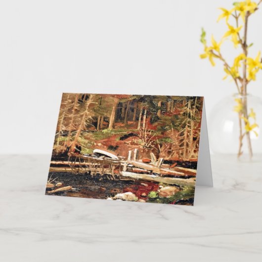 Thomson - Old Lumber Dam, Algonquin Park Kaart (Gele Bloem)