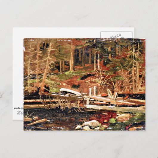 Thomson - Oude Houtdam, Algonquin Park Briefkaart (Voorkant / Achterkant)