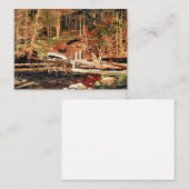 Thomson - Oude Houtdam, Algonquin Park Notitiekaartje (Voorkant / Achterkant)