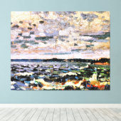Thomson - Parry Sound Harbour, populair schilderij Canvas Afdruk (Insitu (Houten vloer))