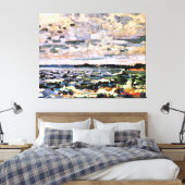 Thomson - Parry Sound Harbour, populair schilderij Canvas Afdruk (Insitu (Slaapkamer))