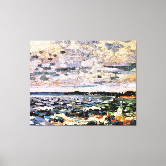 Thomson - Parry Sound Harbour, populair schilderij Canvas Afdruk (Voorkant)