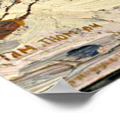 Thomson - Path Behind Mowat Lodge Poster (Hoek)