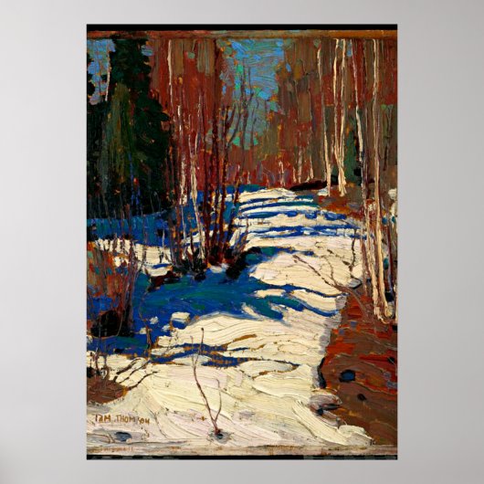 Thomson - Path Behind Mowat Lodge Poster (Voorkant)