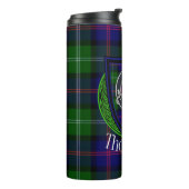 Thomson Scottish Clan Tartan & Crest Thermosbeker (Gedraaid links)