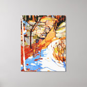 Thomson - Snow en Rocks, Canvas Afdruk (Voorkant)