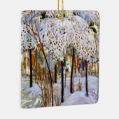 Thomson - Snow in oktober Keramisch Ornament (Rechts)