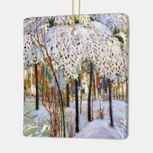 Thomson - Snow in oktober Keramisch Ornament (Links)