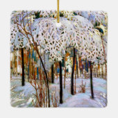 Thomson - Snow in oktober Keramisch Ornament (Achterkant)