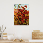 Thomson - Soft Maple in het najaar Poster (Keuken)