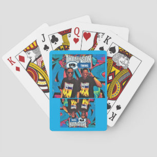 THOMSON SPIN TWINS. Ping Pong Paddle Pokerkaarten