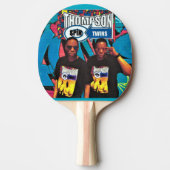 THOMSON SPIN TWINS. Pingpongpaddle Tafeltennisbatje (Voorkant)
