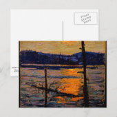 Thomson - Sunset, Canoe Lake Briefkaart (Voorkant / Achterkant)