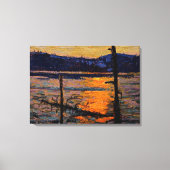 Thomson - Sunset, Canoe Lake Canvas Afdruk (Voorkant)