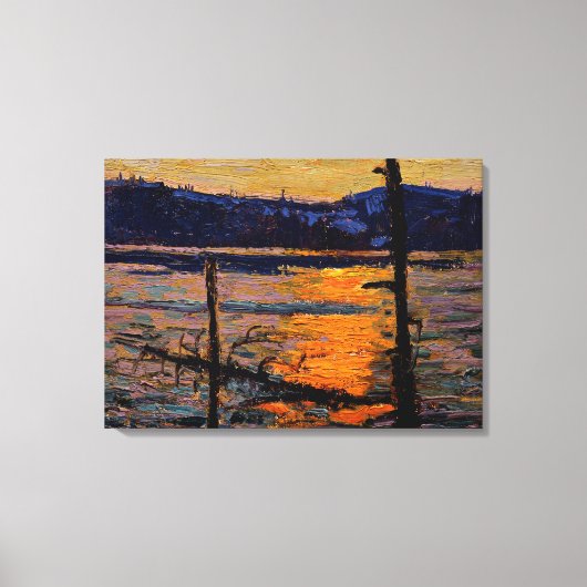 Thomson - Sunset, Canoe Lake Canvas Afdruk (Voorkant)