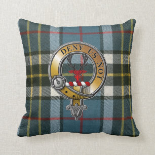 Thomson Tartan & Badge Kussen