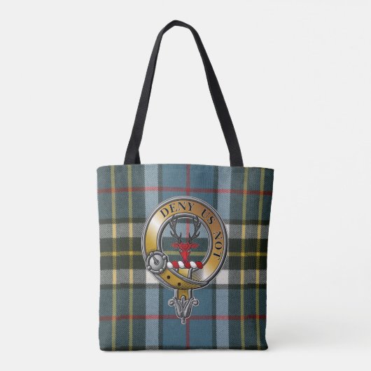 Thomson Tartan & Badge Tote Bag (Achterkant)