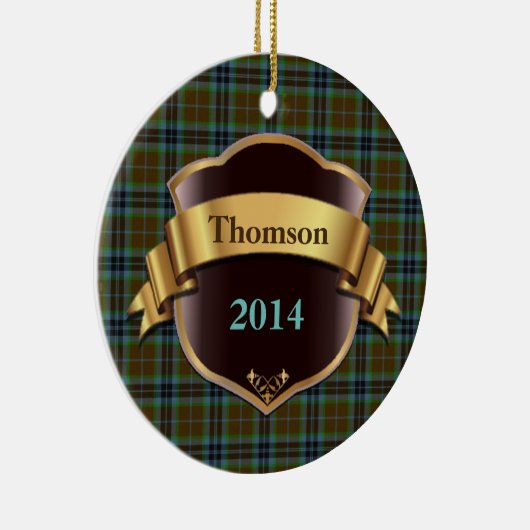 Thomson Tartan Pset Custom ornament (Rechts)
