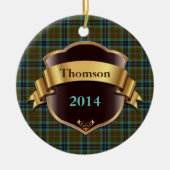 Thomson Tartan Pset Custom ornament (Voorkant)