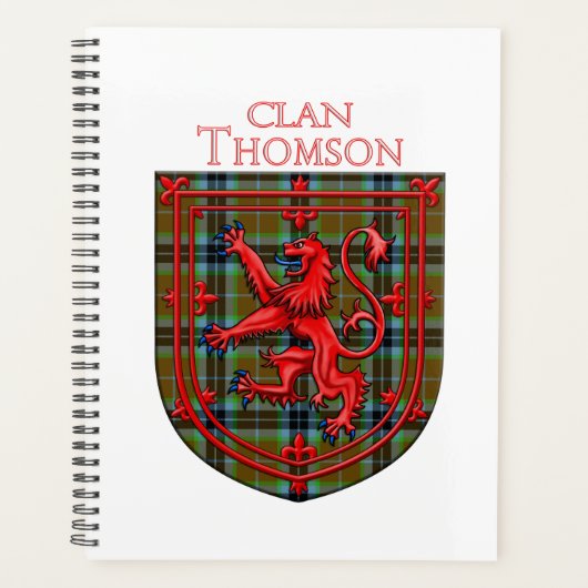 Thomson Tartan Scottish Play Lion Rampant Planner (Voorkant)