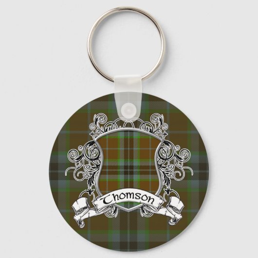 Thomson Tartan Shield Sleutelhanger (Voorkant)