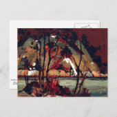 Thomson - Vroege lente in het meer van Cauchon Briefkaart (Voorkant / Achterkant)
