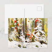Thomson - Wood Interior, Winter Briefkaart (Voorkant / Achterkant)