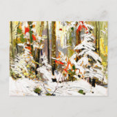 Thomson - Wood Interior, Winter Briefkaart (Voorkant)