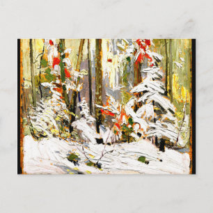 Thomson - Wood Interior, Winter Briefkaart