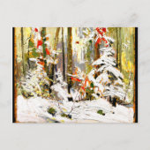 Thomson - Wood Interior, Winter Briefkaart (Voorkant)