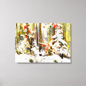 Thomson - Wood Interior, Winter Canvas Afdruk (Voorkant)