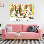 Thomson - Wood Interior, Winter Canvas Afdruk (Insitu (Woonkamer))