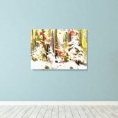 Thomson - Wood Interior, Winter Canvas Afdruk (Insitu (Houten vloer))