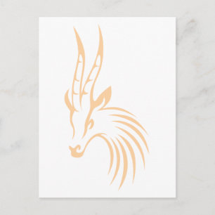 Thomson's Gazelle in Swish Drawing Style Briefkaart