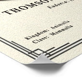 Thomson's Gazelle Zoölogie Serie Poster (Hoek)