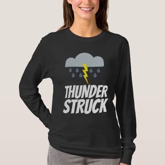 THONDER STRUCK  Mannen & Dames T-shirts (Voorkant)