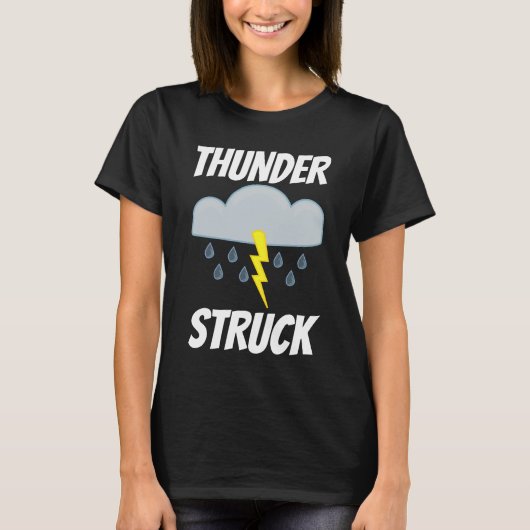 THONDER STRUCK  Rock-T-shirts T-shirt (Voorkant)