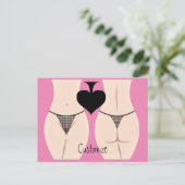 Thong Panty Spade Thunder_Cove Briefkaart (Staand voorkant)