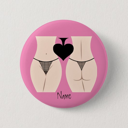 Thong Panty Spade Thunder_Cove Ronde Button 5,7 Cm (Voorkant)