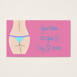 Thong Panty Thunder_Cove Visitekaartje