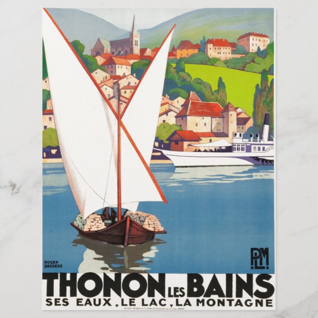 Thonon Les Bains French Travel Europe (Voorkant)