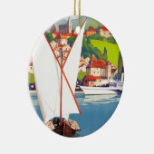 Thonon Les Bains French Travel Europe Keramisch Ornament (Rechts)