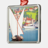 Thonon Les Bains French Travel Europe Metalen Ornament (Links)